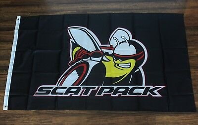 Dodge Scatpack Yellow Flag 3X5 Ft Polyester Banner USA 90x150cm