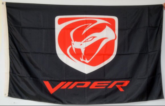 Dodge Viper Flag 3X5 Ft Polyester Banner USA 90x150cm