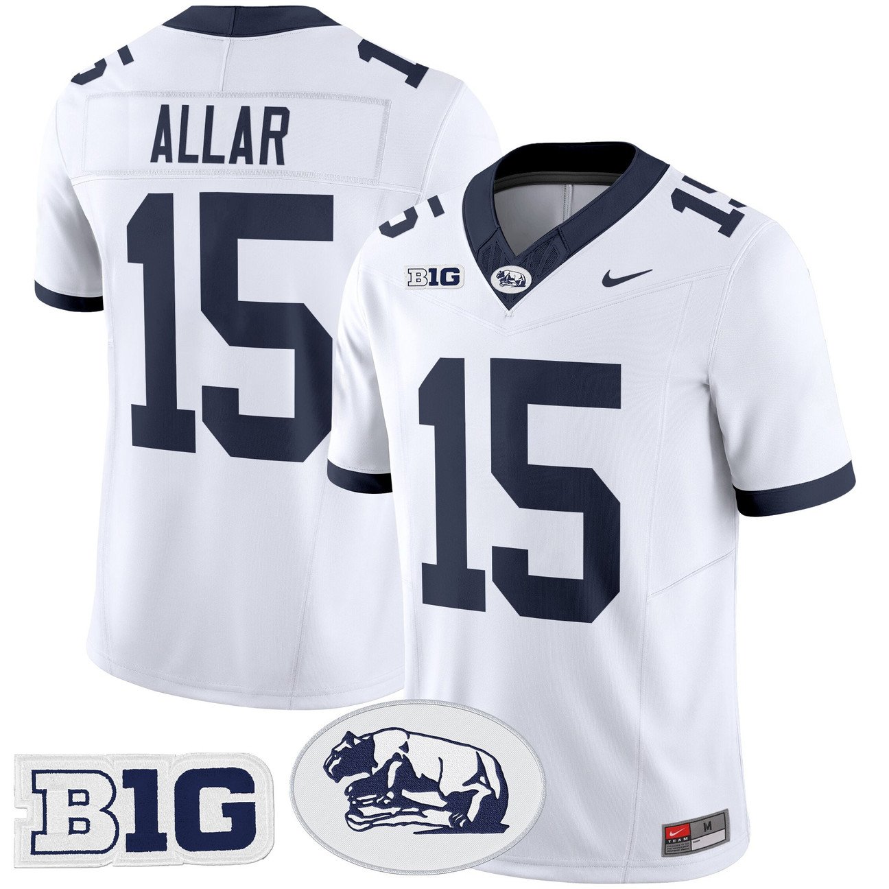 Drew Allar Jersey #15 Penn State Nittany Lions 2025 Throwback Limited Stitched