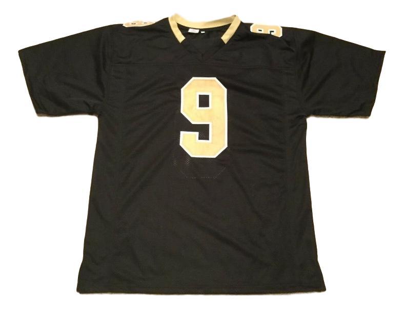 Drew Brees Jersey #9 Custom Unsigned Football Stitched Black