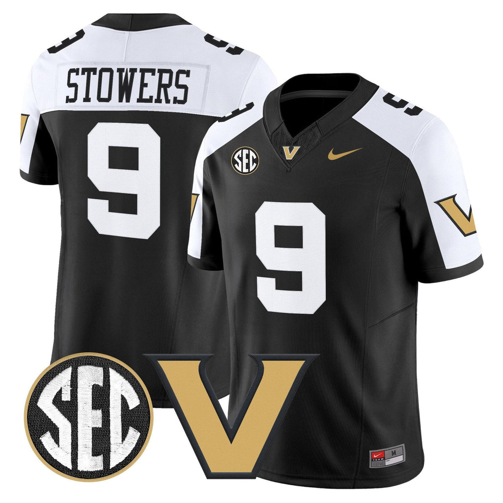Eli Stowers Jersey #9 Vanderbilt Commodores 2025 Limited Stitched Alternate