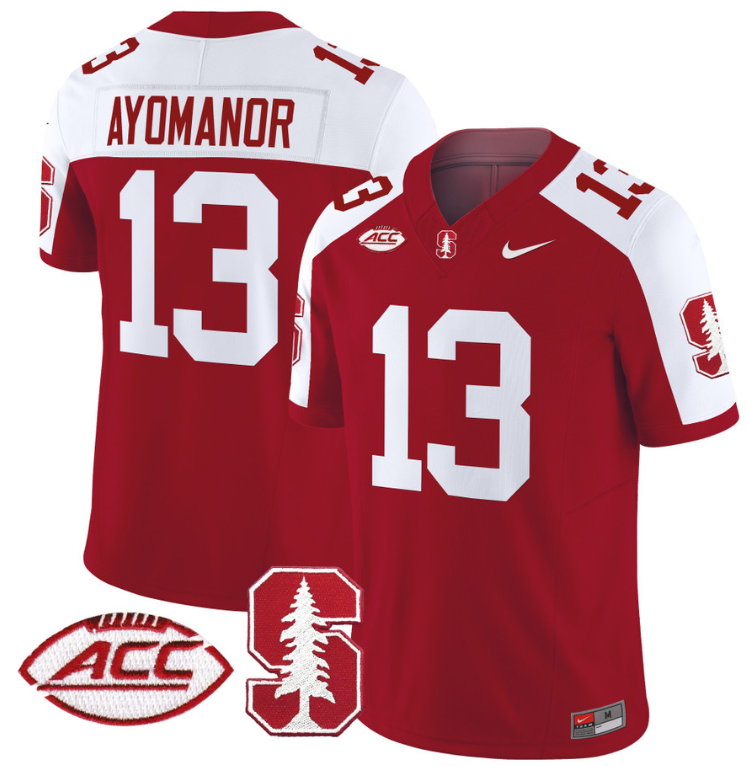Elic Ayomanor Jersey #13 Stanford Cardinal Vapor Limited College Football Stitched Crimson Alternate