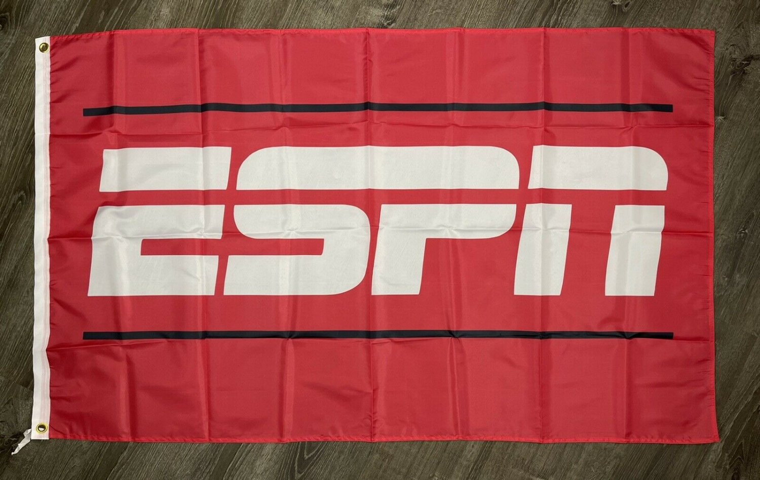 ESPN Sports Flag 3x5 ft Red Banner Man-Cave