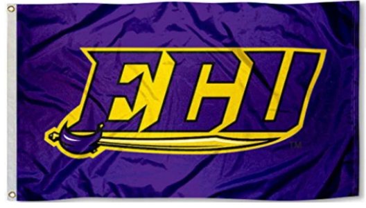 East Carolina Pirates Polyester USA Flag 3X5ft Banner USA Polyester with 2 Brass Grommets