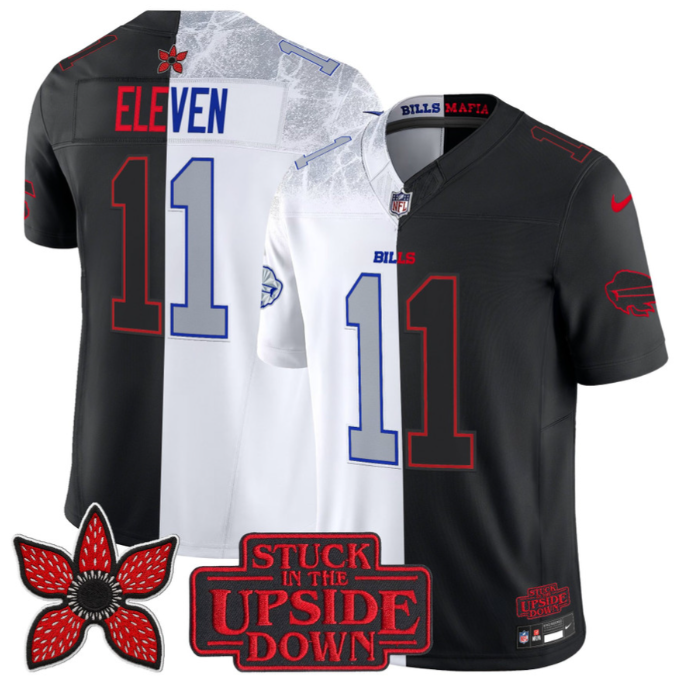 Eleven Jersey #11  Bills Upside Down Edition Vapor Limited Stitched