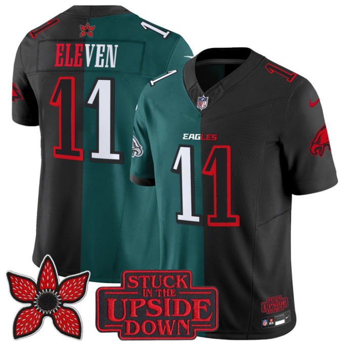 Eleven Jersey #11 Eagles Upside Down Edition Limited Stitched