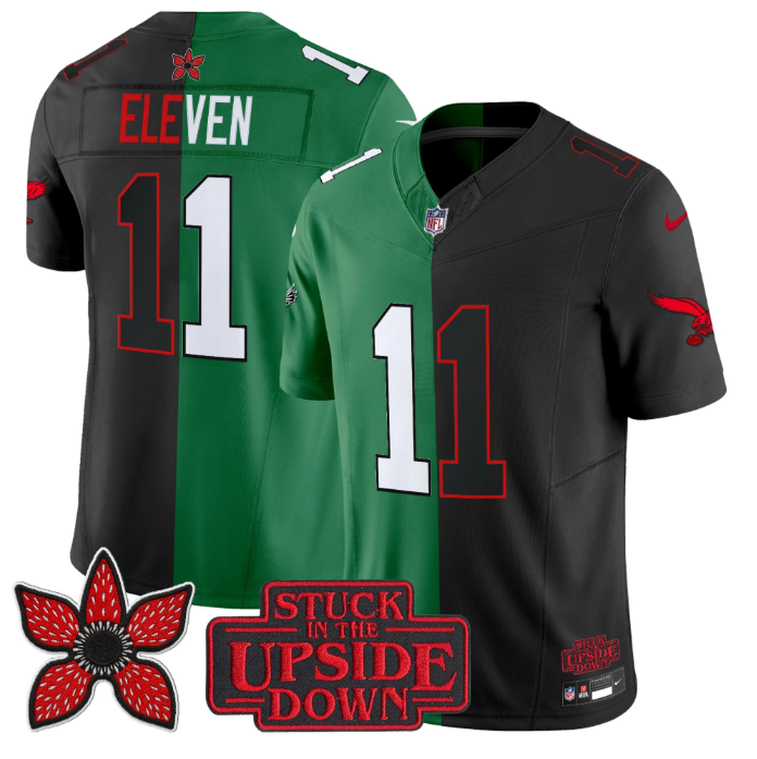 Eleven Jersey #11 Eagles Upside Down Edition Limited Stitched