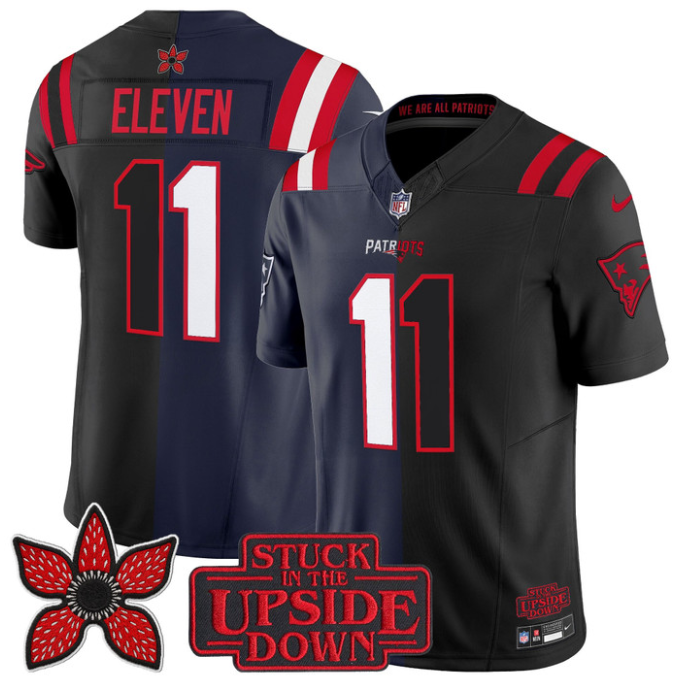 Eleven Jersey #11 Patriots Upside Down Edition Vapor Limited
