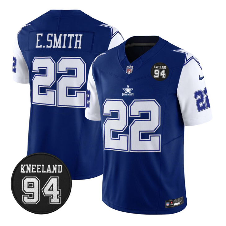Emmitt Smith Jersey #22 Marshawn Kneeland Memorial Patch Stitched