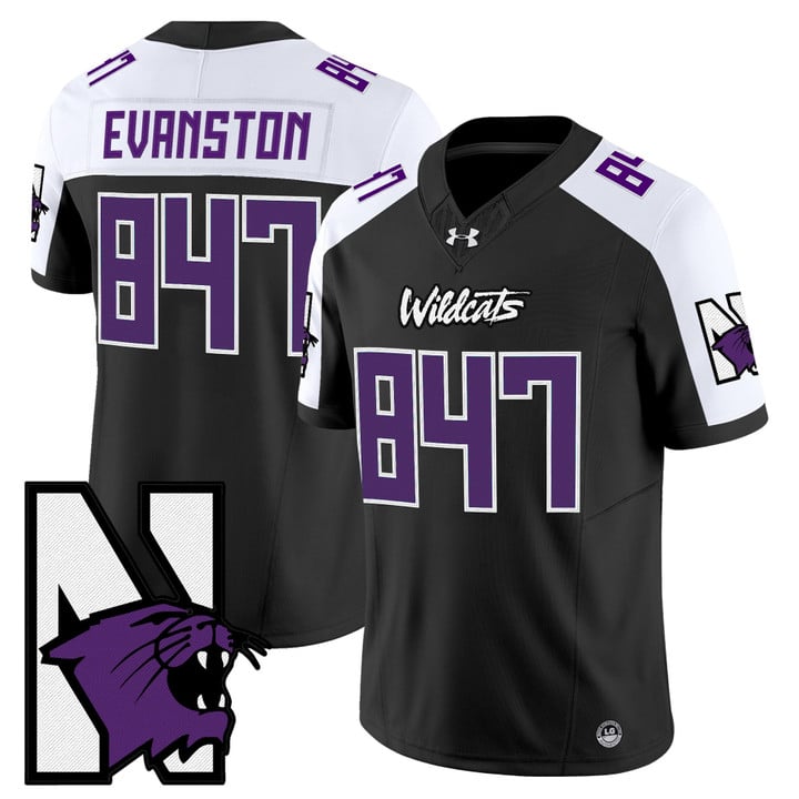 Evanston Jersey #847 Northwestern Wildcats Honoring 95 Vapor Limited Stitched