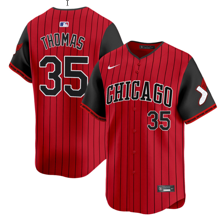 Frank Thomas Jersey #35 Chicago White Sox 2025 City Connect Vapor Premier Limited Stitched
