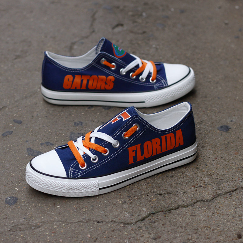 Florida Gators Limited Print NCAA College Students Low Top Canvas Shoes Sport Sneakers