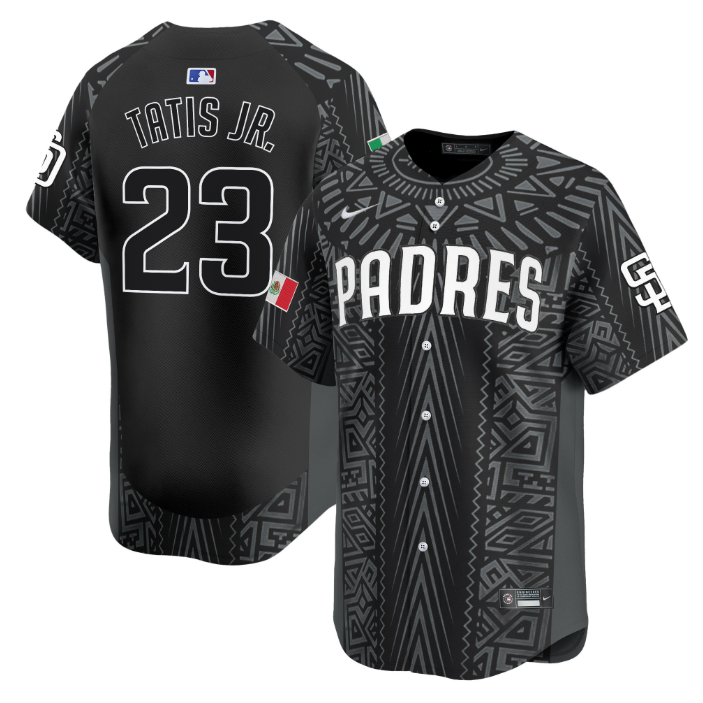 Fernando Tatis Jr Jersey #23 San Diego Padres 2025 Mexican Heritage Vapor Limited Stitched
