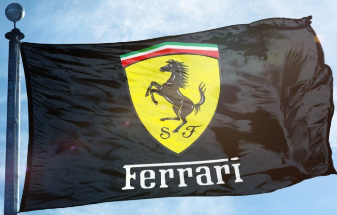Ferrari Black Car Racing Flag 3X5 Ft Polyester Banner USA 90x150cm