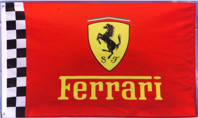 Ferrari Flag Car Racing 3X5 Ft Polyester Banner USA 90x150cm