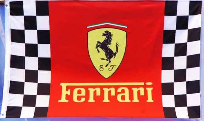 Ferrari Flag Red Car Racing 3X5 Ft Polyester Banner USA 90x150cm