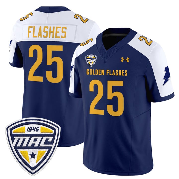 Flashes Jersey #25 Kent State Golden Flashes 2025 Limited Stitched
