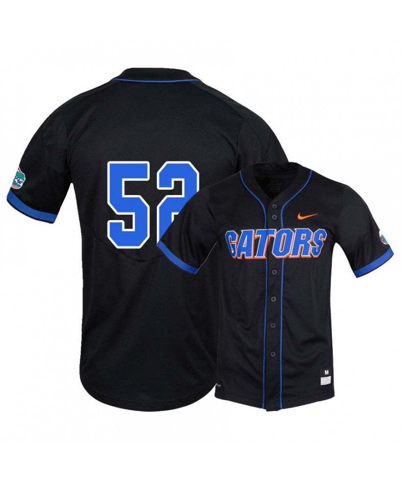 Florida Gators 52 Kirby McMullen Black College Baseball Jersey