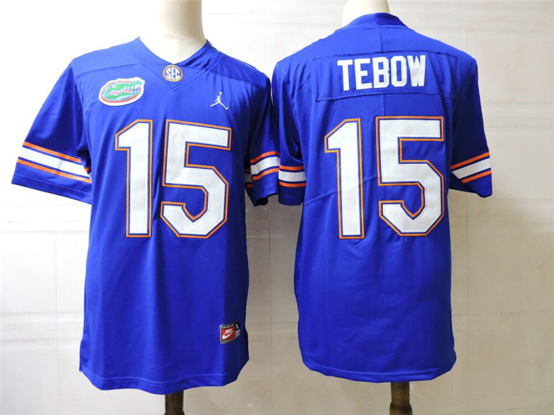 Florida Gators #15 Tim Tebow College Football Jersey Blue