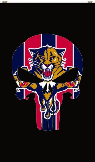 Florida Panthers Custom Vertical Flag 3X5Ft Polyester Digital Print Banner USA