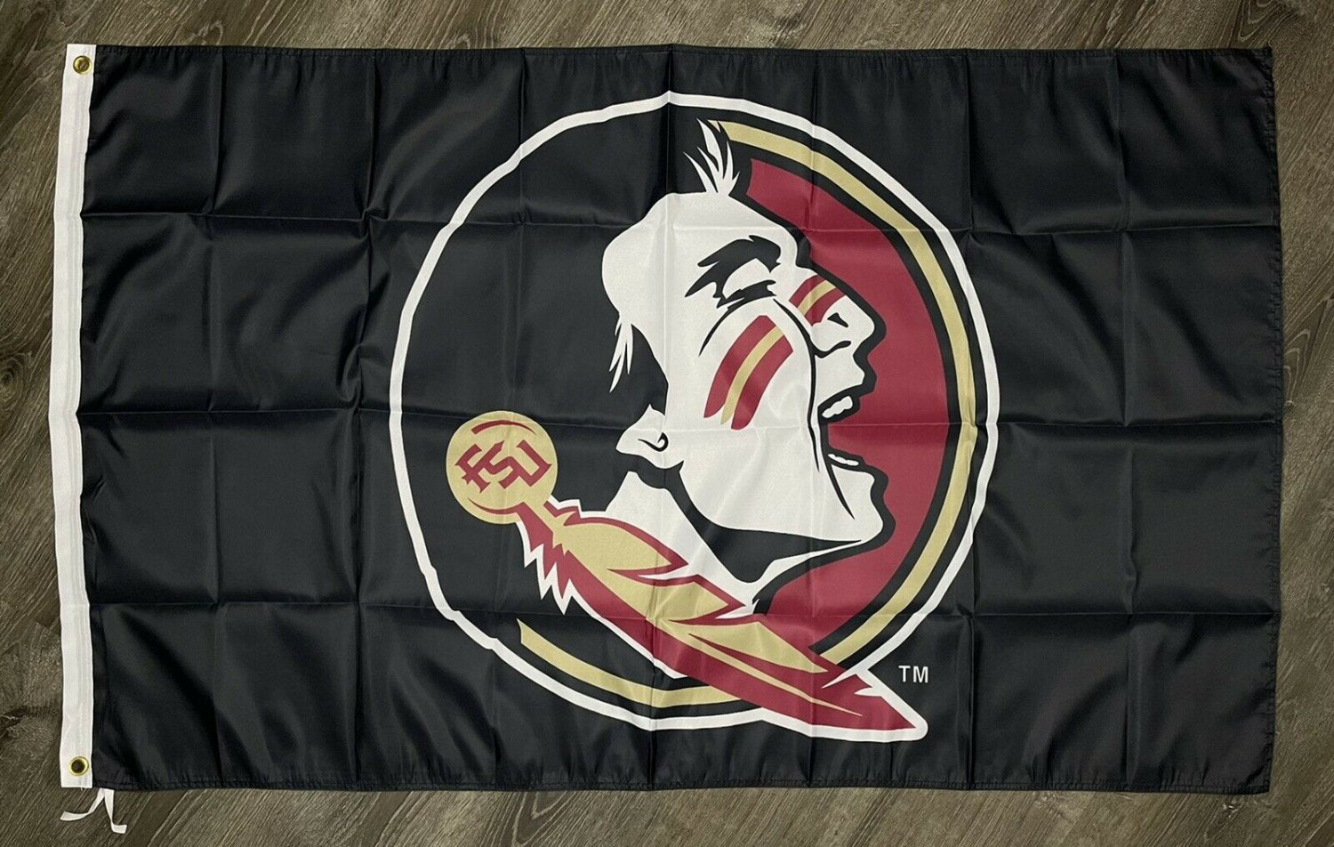 Florida State Seminoles Flag 3x5 ft Sports Black Banner Man-Cave Garage