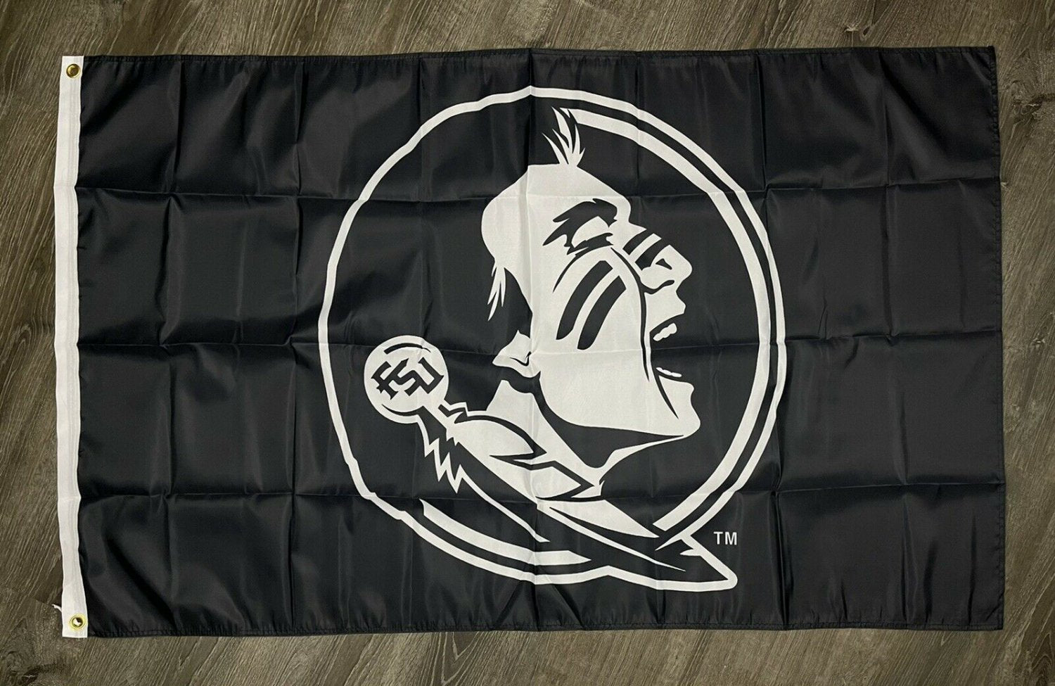 Florida State Seminoles Logo Flag 3x5 ft Black Sport Banner Man-Cave Garage