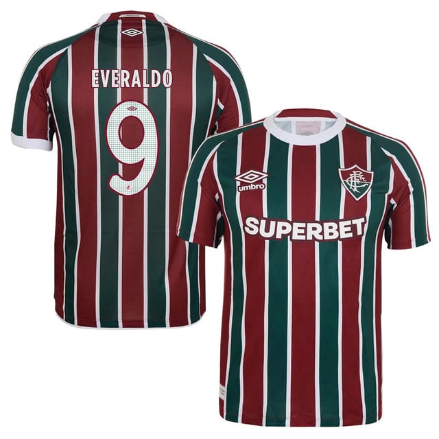 Fluminense Everaldo 9 Home 2025-26 Jersey – Red Green