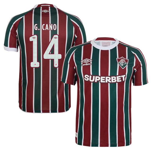Fluminense German Cano 14 Home 2025-26 Jersey – Red Green