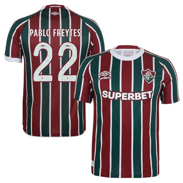 Fluminense Juan Pablo Freytes 22 Home 2025-26 Jersey – Red Green