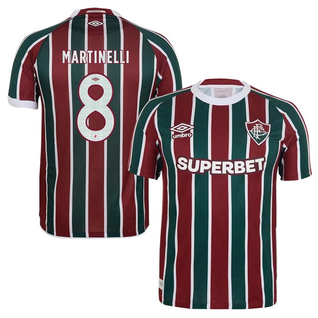 Fluminense Martinelli 8 Home 2025-26 Jersey – Red Green