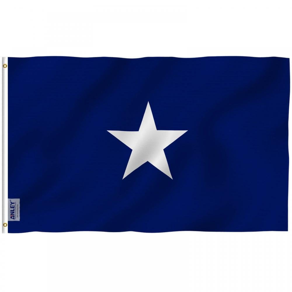 Fly Breeze 3×5 Foot Bonnie Blue Flag with Brass Grommets 3X5Ft Banner USA