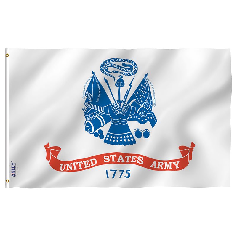 Fly Breeze US Army Flag with Brass Grommets 3X5Ft Banner USA Polyester