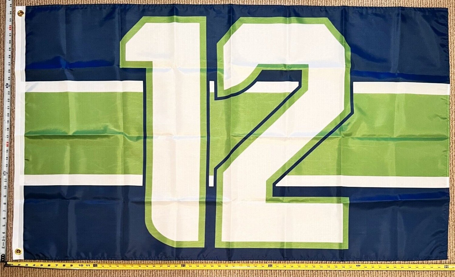 Football Flag Seattle Seahawks #12 Beer NFL College Banner USA 3x5ft