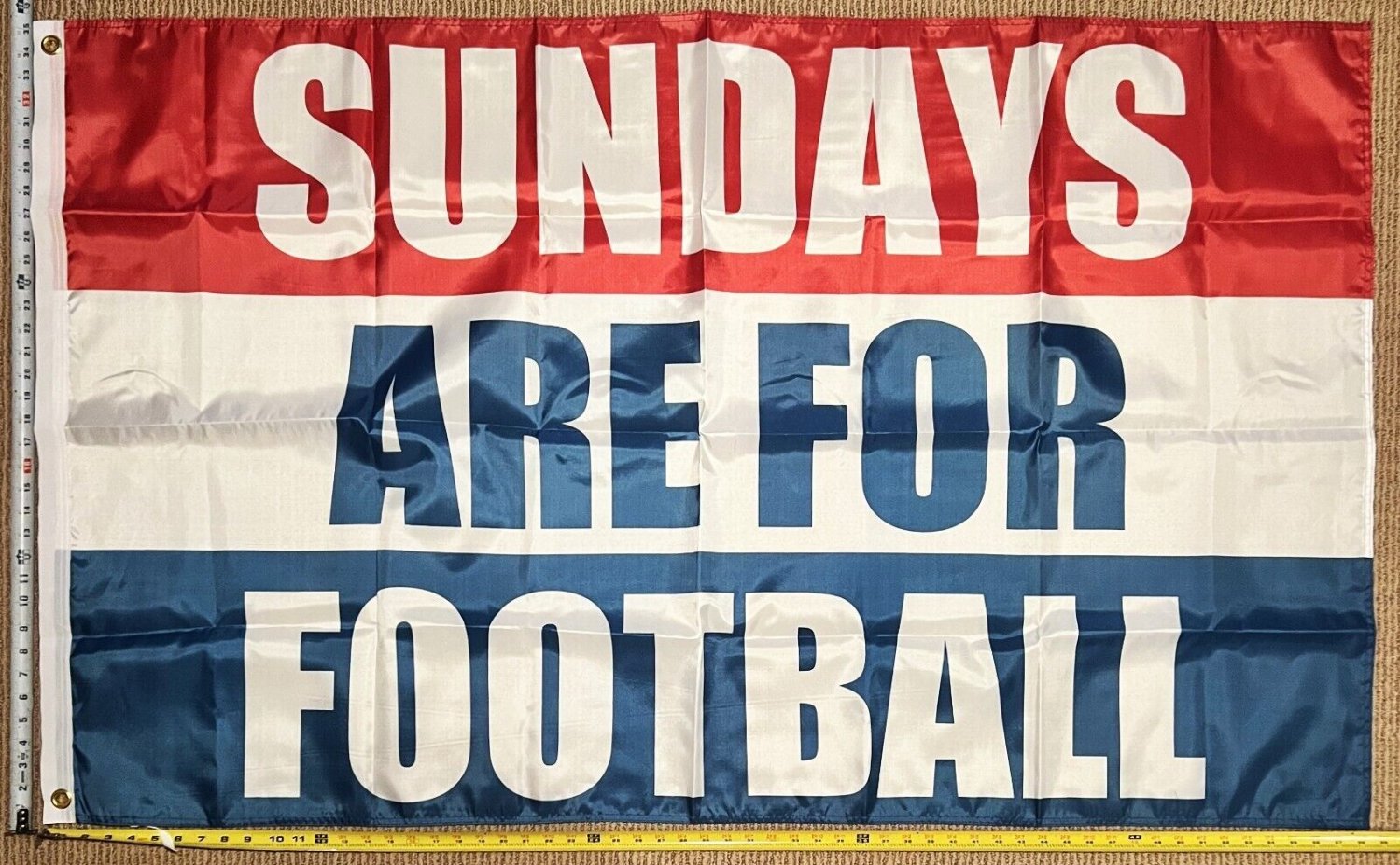 Football Flag Sun Beer Golf Dorm Man Cave College Banner USA 3x5'