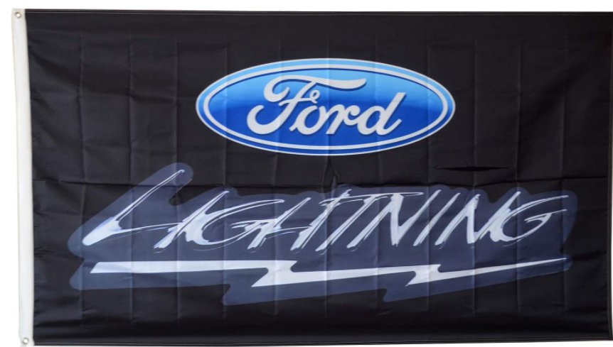Ford Lightning SVT Black Flag 3X5 Ft Polyester Banner USA 90x150cm