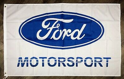 Ford Motorsport Flag 3X5 Ft Polyester Banner USA 90x150cm
