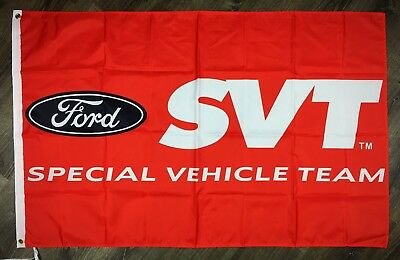 Ford Mustang SVT Red Flag 3X5 Ft Polyester Banner USA 90x150cm