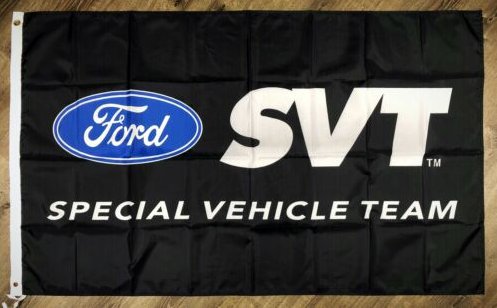 Ford SVT Performance Special Vehicle Team Flag 3X5 Ft Polyester Banner USA 90x150cm