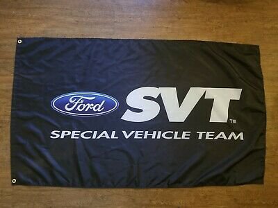 Ford SVT Special Vehicle Team Flag 3X5 Ft Polyester Banner USA 90x150cm