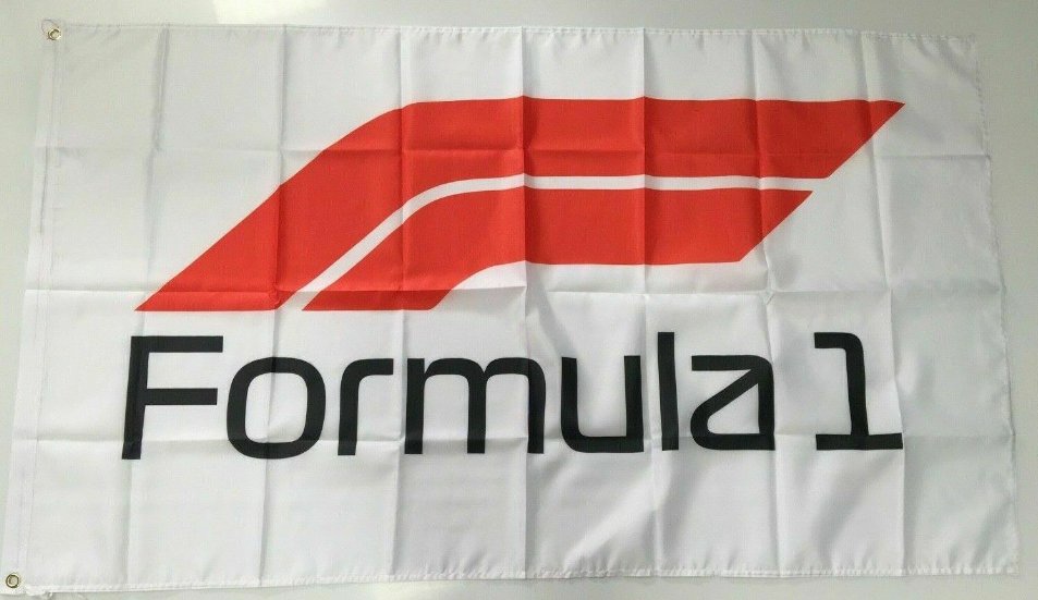 Formula 1 Banner Flag F1 Grand Prix Car Racing Race Mechanic Workshop Man Cave 3x5ft