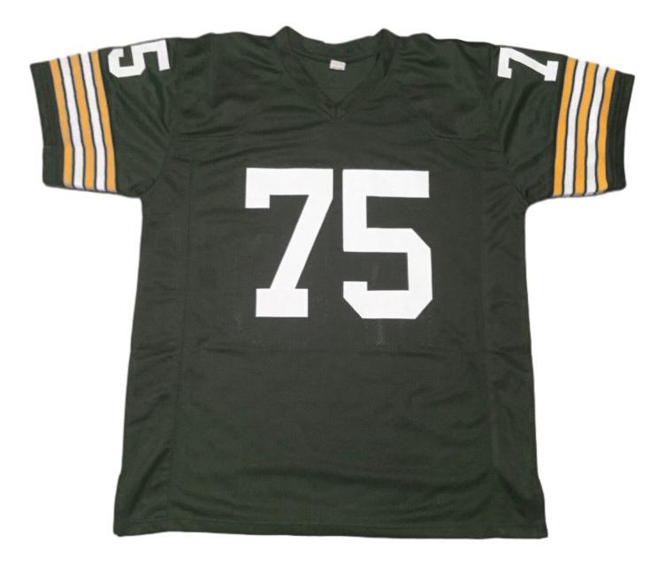 Forrest Gregg Jersey #75 Custom Unsigned Football Stitched Green