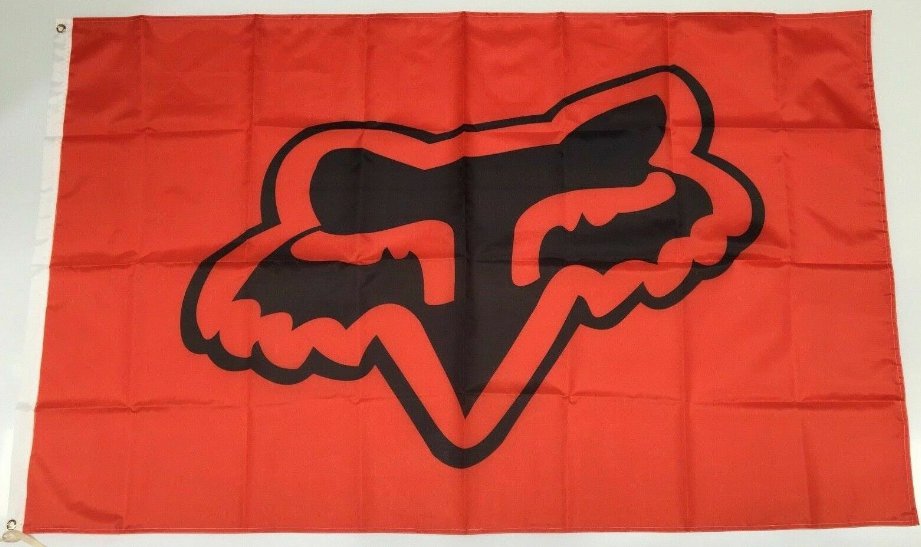 Fox Style 2 Racing Shox Banner Flag - Car ATV Bike Oil Head Suspension Workshop 3x5ft