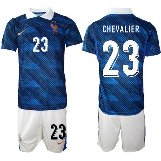 France #23 CHEVALIER Jerseys National Team x World Cup 2026 Home On Field Soccer