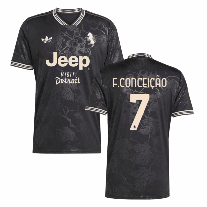 Gatti 4 Juventus 2025-26 Third Match Jersey – Black