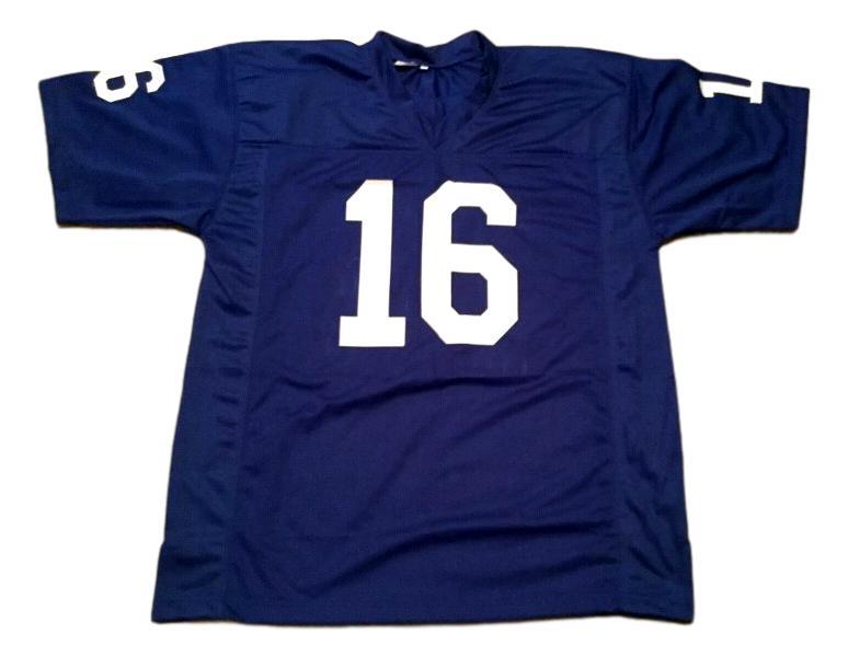Frank Gifford Jersey #16 Custom Unsigned Football Stitched Blue
