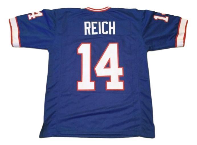 Frank Reich Jersey #14 Custom Unsigned Football Stitched Blue