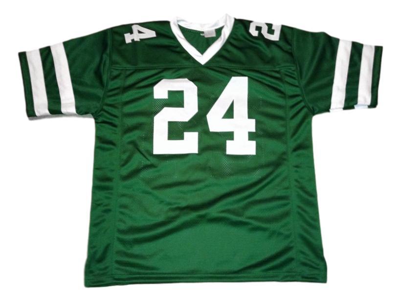 Freeman McNeil Jersey #24 Custom Unsigned Football Stitched Green