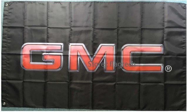 GMC Flag USA 3X5 Ft Polyester Banner USA 90x150cm