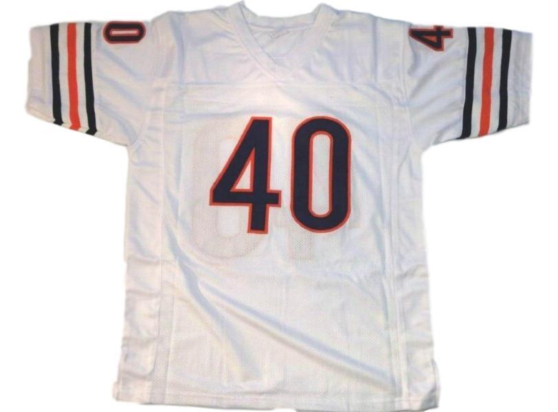 Gale Sayers Jersey #40 Custom Unsigned Football Stitched White
