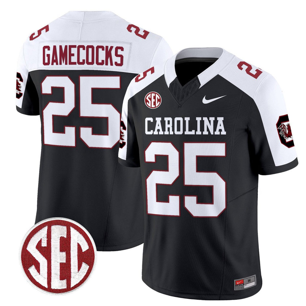Gamecocks Jersey #25 Carolina 1980 Throwback Rebrand 2026 Stitched Black Alter